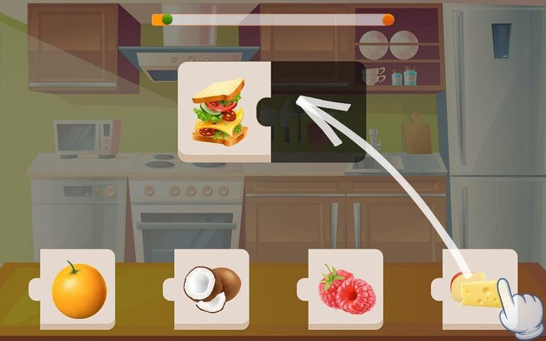 Screenshot 6: Puzzle for kids - learn food