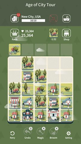 Screenshot 5: Age of City Tour : 2048 merge