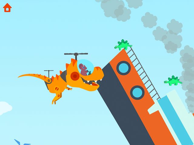 Screenshot 23: Dinosaur Helicopter - for kids