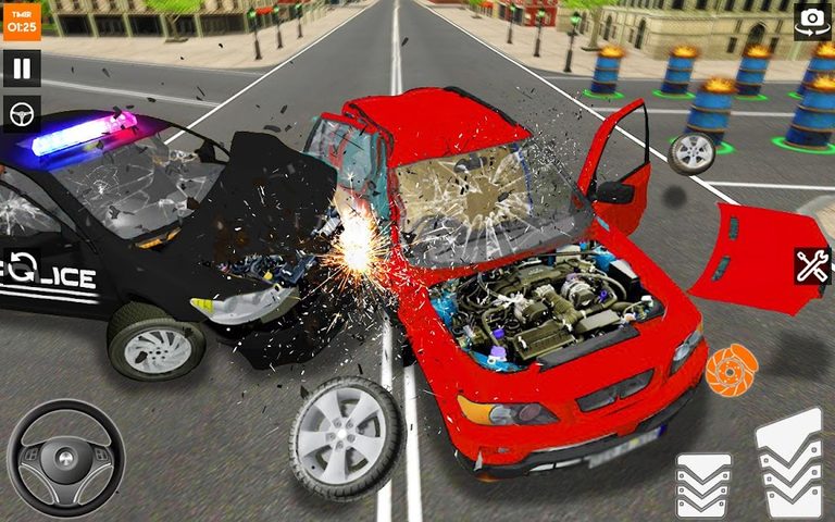 Screenshot 8: Police Car Game:Car Crash 3d