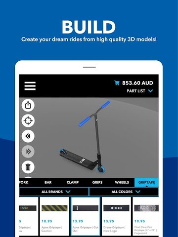 Screenshot 9: Scooter Hut 3D Custom Builder