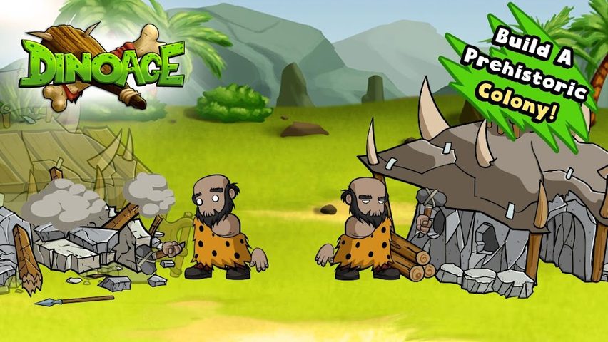 Screenshot 2: DinoAge: Prehistoric Caveman & Dinosaur Strategy!