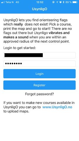 Screenshot 1: UsynligO