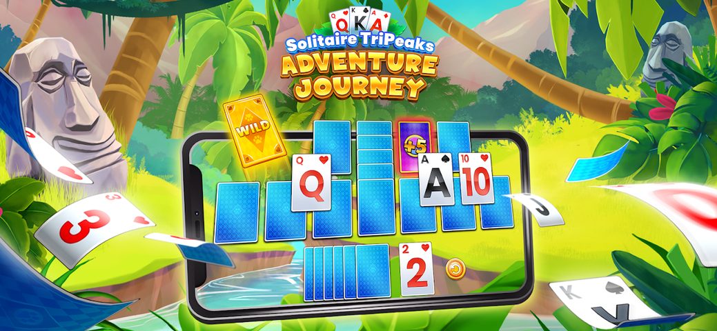 Screenshot 1: Solitaire Tripeaks: Adventure
