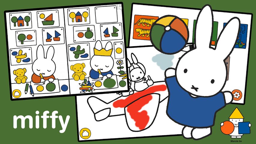 Screenshot 1: Miffy Educational Games