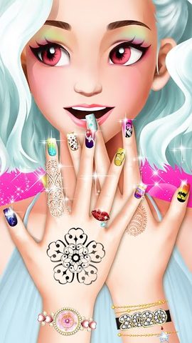 Screenshot 1: Nail Salon Games for Girls