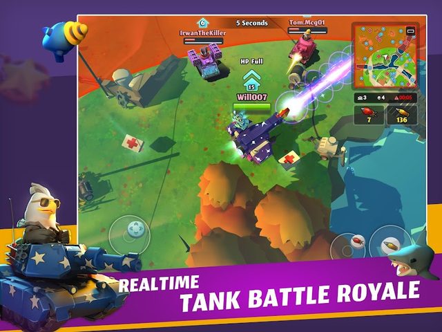 Screenshot 7: PvPets: Tank Battle Royale Gam