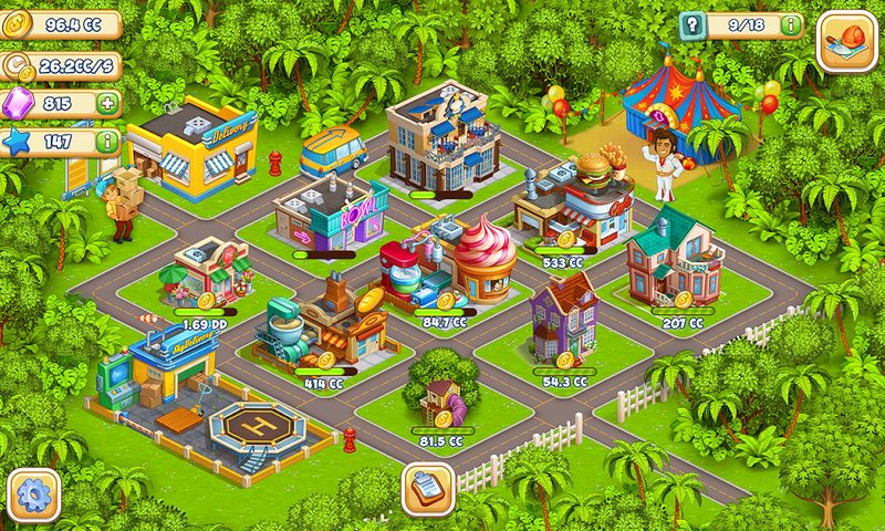 Screenshot 15: Idle Cartoon City - coin day
