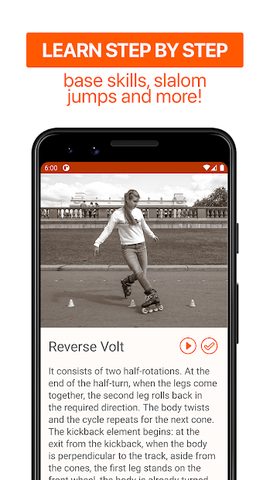 Screenshot 5: Roller School – Inline Skating Video Tutorials