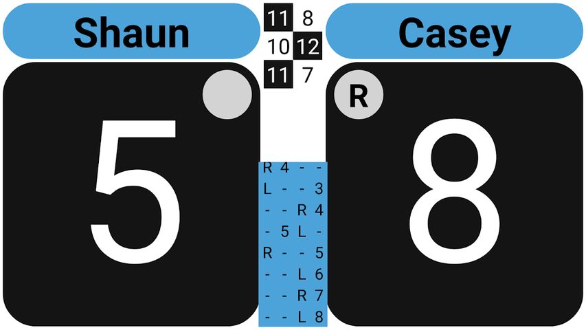Screenshot 1: Squore Squash Ref Tool