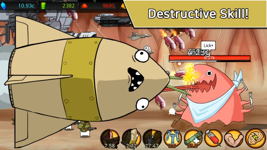 Screenshot 4: Missile Dude RPG : idle shot