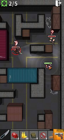 Screenshot 2: Knife and Gun