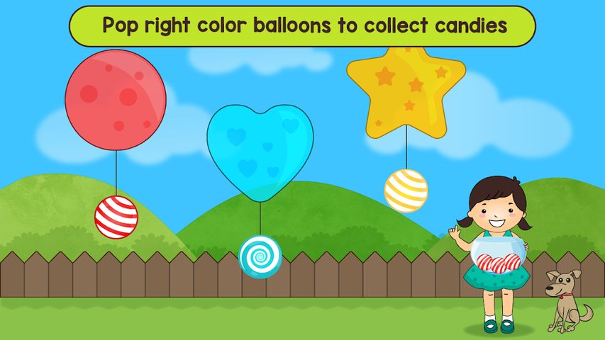 Screenshot 1: Colors & Shapes Game - Fun Learning Games for Kids
