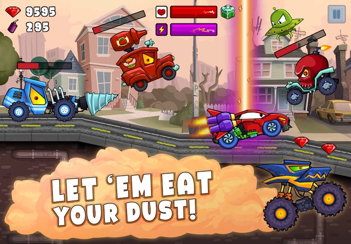 Screenshot 3: Car Eats Car 2 - Racing Game