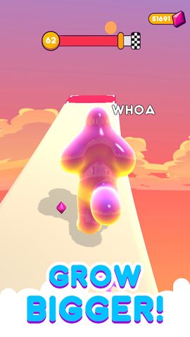 Screenshot 1: Blob Runner 3D