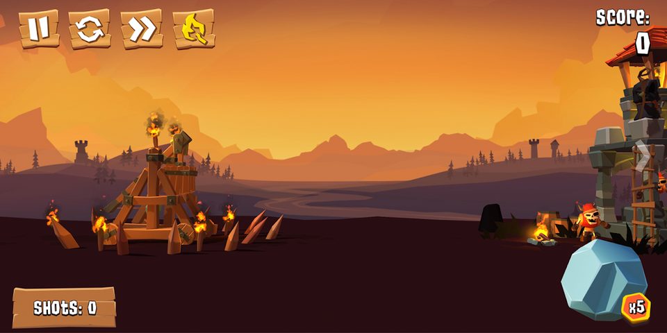Screenshot 1: Crush the Castle: Siege Master