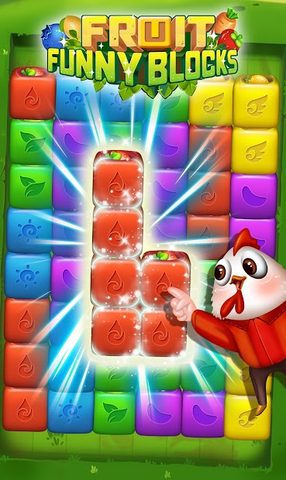 Screenshot 1: Fruit Funny Blocks: farm cubes
