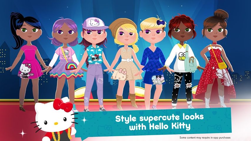 Screenshot 1: Hello Kitty Fashion Star