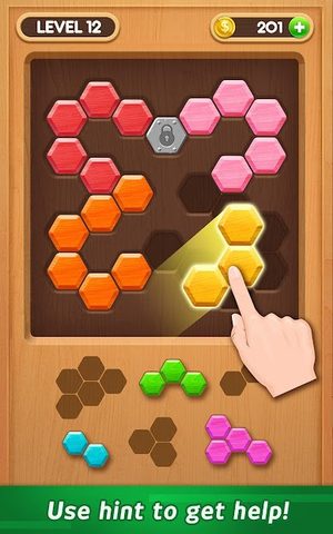 Screenshot 8: Wood Block Puzzle - Hexa