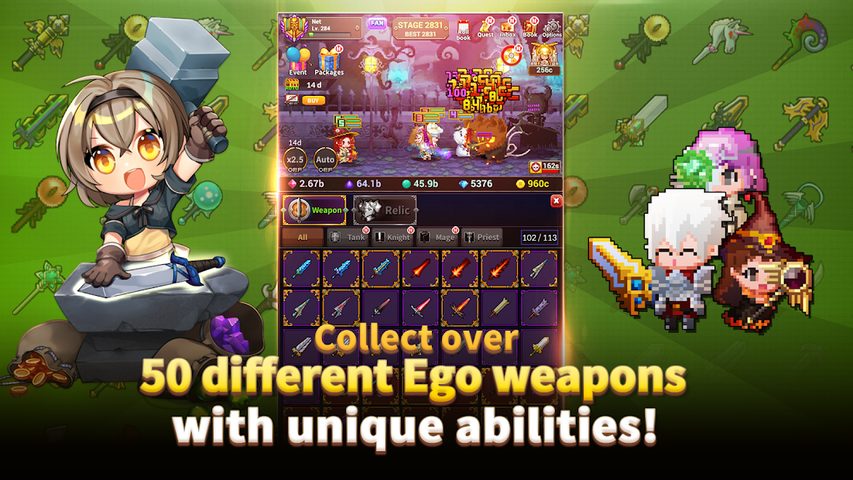 Screenshot 6: Weapon Heroes : Idle RPG