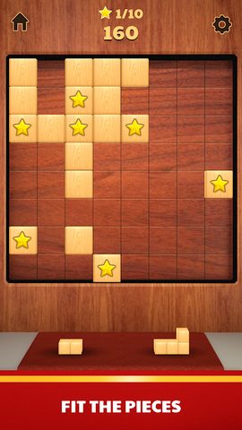 Screenshot 1: Wood Blocks 3D