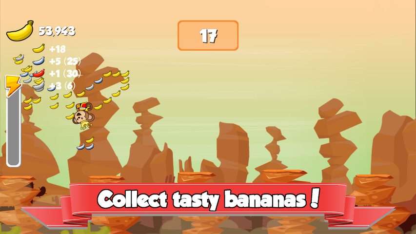 Screenshot 1: Survival Sam - Monkey Jump