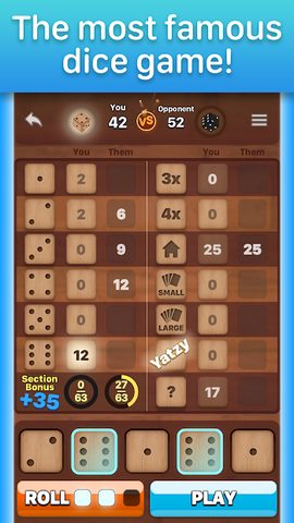 Screenshot 4: Yatzy: Dice Game Online