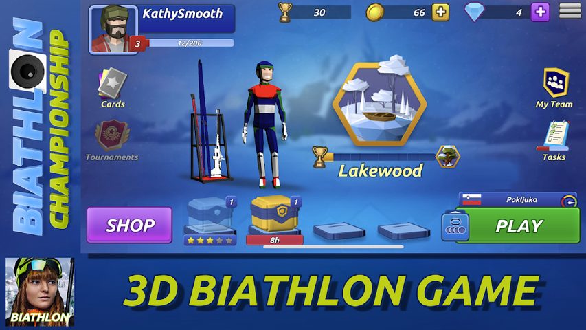 Screenshot 1: Biathlon Championship