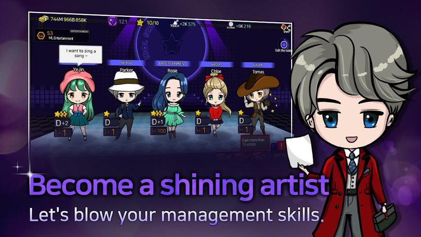 Screenshot 2: Idol Stage