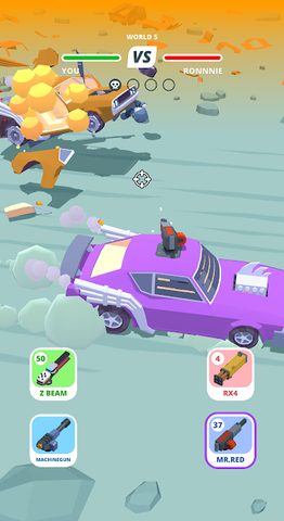 Screenshot 1: Desert Riders: Car Battle Game