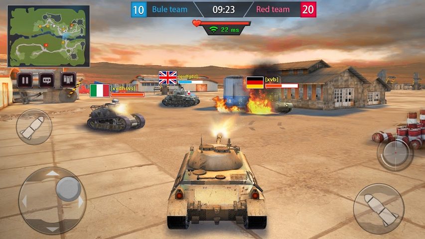 Screenshot 1: Furious Tank: War of Worlds