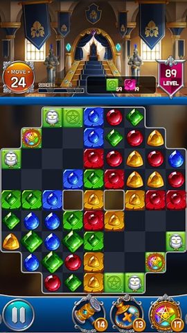 Screenshot 1: Jewel Royal Castle: Match3 puzzle