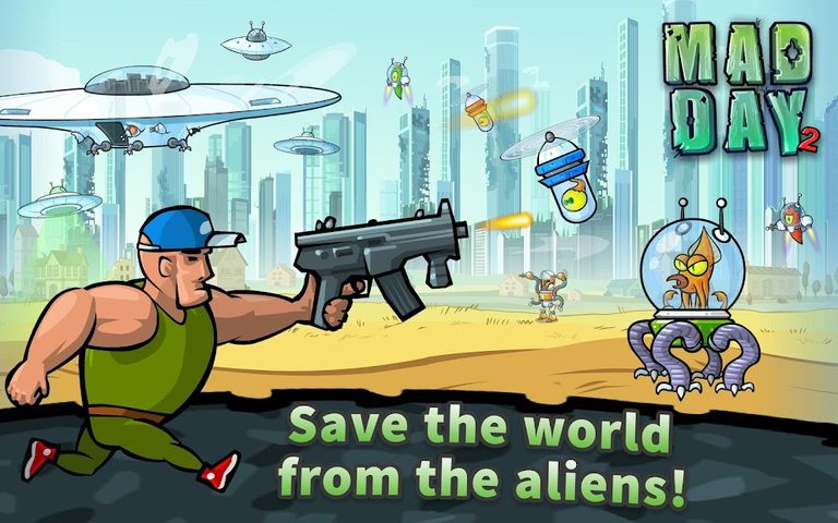 Screenshot 6: Mad Day 2: Shoot the Aliens