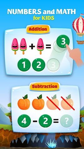 Screenshot 1: 1st 2nd 3rd grade math games for kids