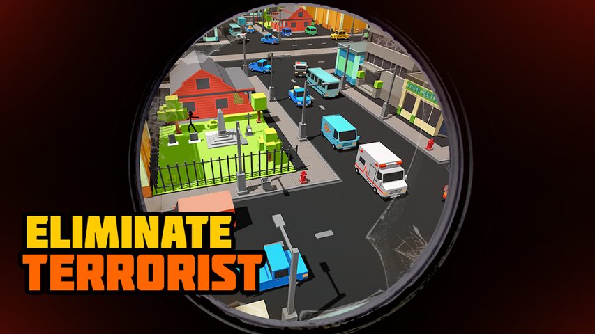 Screenshot 2: Stickman Sniper Shooter games