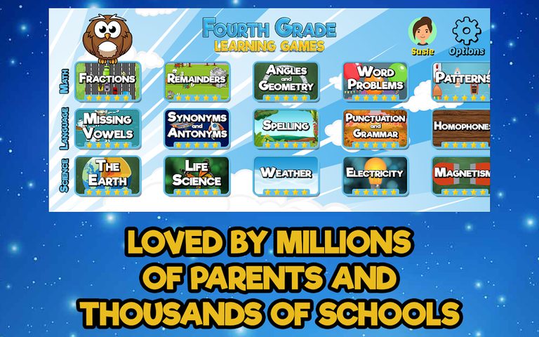 Screenshot 9: Fourth Grade Learning Games