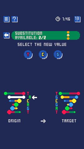 Screenshot 2: DNA Mutations Puzzles