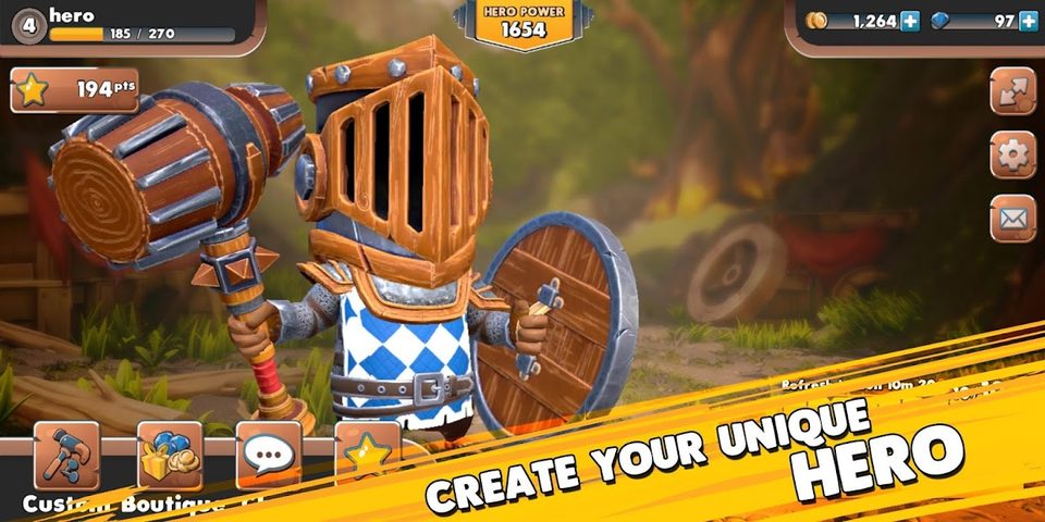 Screenshot 2: Big Helmet Heroes: Journey