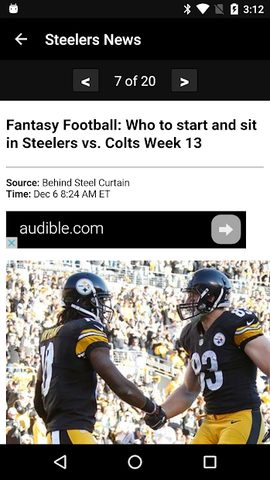Screenshot 2: Football News - Steelers