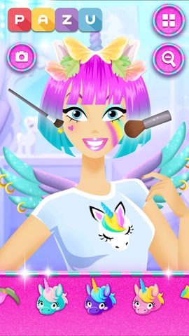 Screenshot 13: Makeup girls unicorn dress up