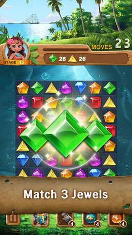 Screenshot 6: Jewels Island : Match 3 Puzzle