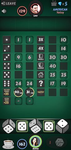 Screenshot 1: Yatzy - Offline Dice Games