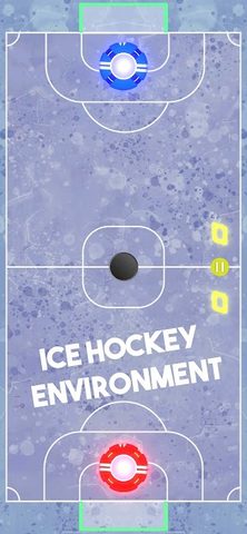 Screenshot 3: Air Hockey Glow HD Ultimate 2D