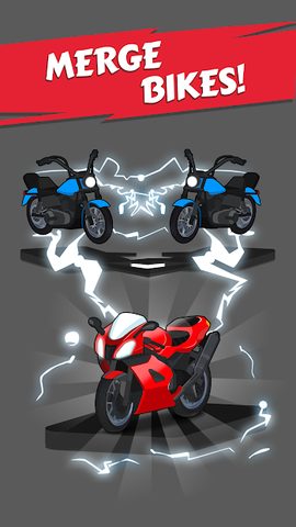 Screenshot 6: Merge Bike game Idle Tycoon