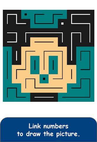 Screenshot 1: CFCross Link-a-Pix colored puzzles