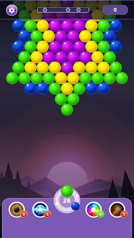Screenshot 1: Bubble Shooter Rainbow