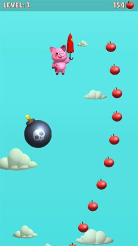 Screenshot 1: Umbrella Pig