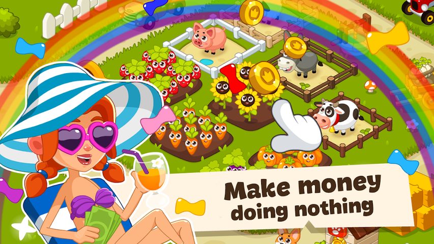 Screenshot 3: Game of Farmer: IDLE simulator. Farm games offline