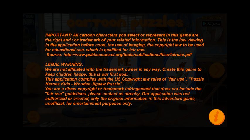 Screenshot 10: Puzzle with Cartoon Characters