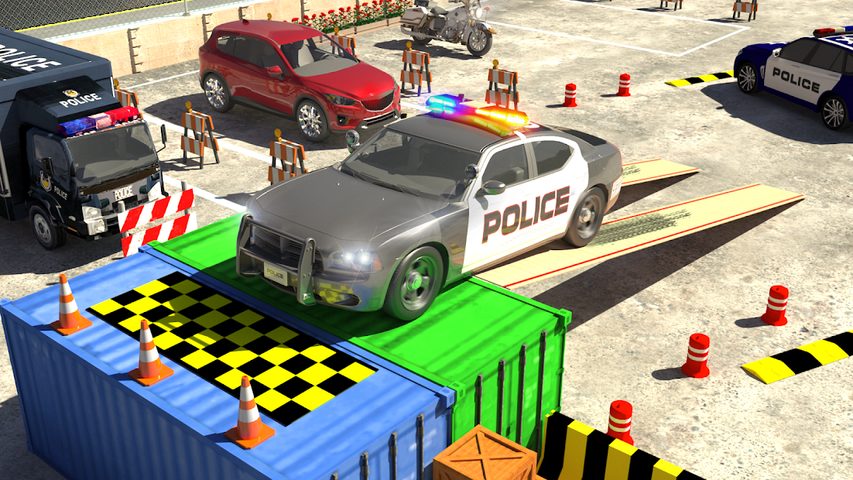 Screenshot 2: Police Car Games Parking 3D